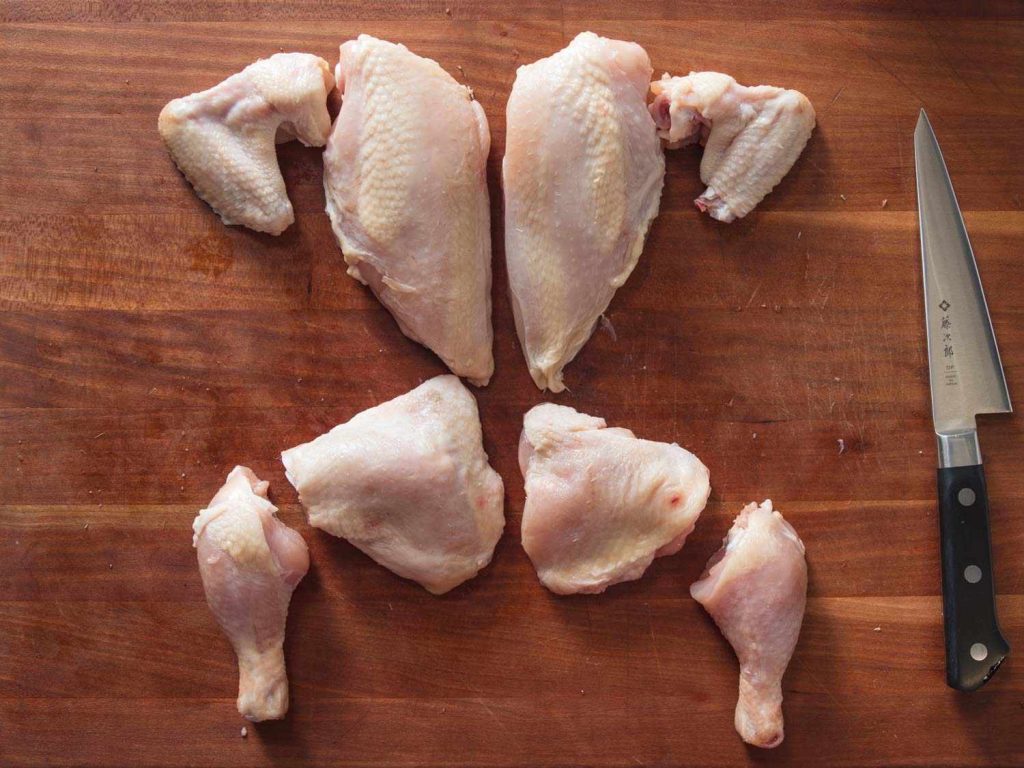 ارزش غذایی بخش های مختلف مرغ