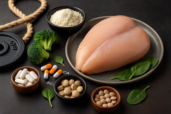 گوشت مرغ متحد خاموش عضله‌سازی در دنیای ورزشکاران